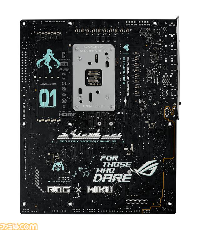 初音ミク ✕ ASUSコラボのゲーミングPCパーツの発売が決定。ミクのイラストやイメージカラーを採用した、スタイリッシュなパーツが多数ラインアップ。“TUF Gaming × 初音ミク”の再販も