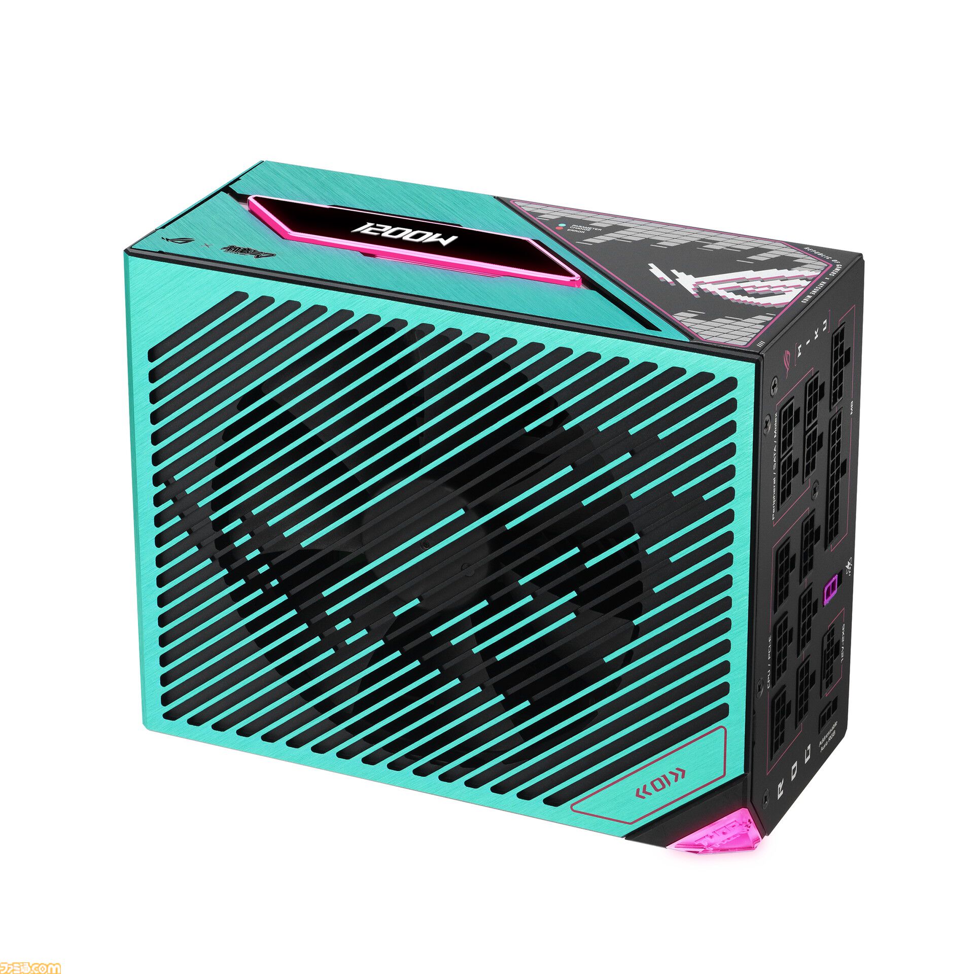 初音ミク ✕ ASUSコラボのゲーミングPCパーツの発売が決定。ミクのイラストやイメージカラーを採用した、スタイリッシュなパーツが多数ラインアップ。“TUF Gaming × 初音ミク”の再販も