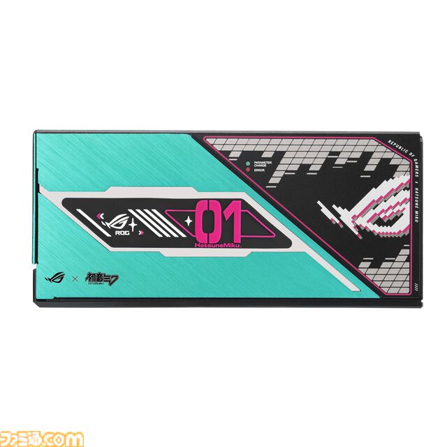 初音ミク ✕ ASUSコラボのゲーミングPCパーツの発売が決定。ミクのイラストやイメージカラーを採用した、スタイリッシュなパーツが多数ラインアップ。“TUF Gaming × 初音ミク”の再販も