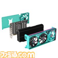 初音ミク ✕ ASUSコラボのゲーミングPCパーツの発売が決定。ミクのイラストやイメージカラーを採用した、スタイリッシュなパーツが多数ラインアップ。“TUF Gaming × 初音ミク”の再販も