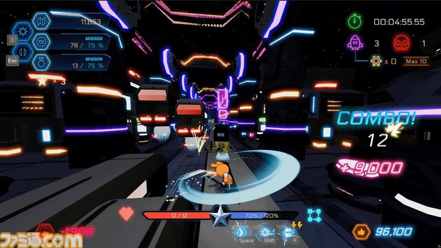 ラン＆ジャンプ系アクションゲーム『Star Rabbits』本日（5月20日）よりアーリーアクセス開始。“光のセーバー”を持ったうさぎの戦士がランダム生成された未来ステージを駆け抜ける