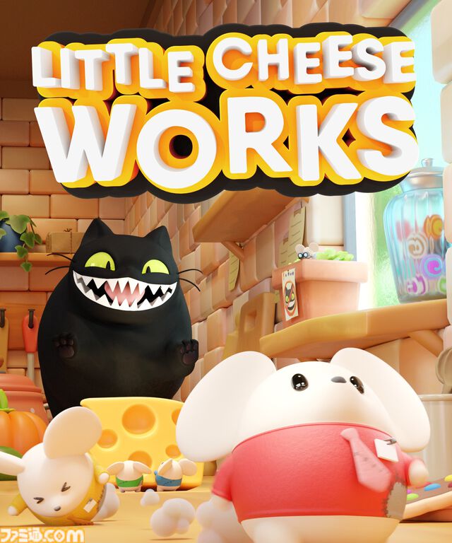 『Little Cheese Works』ネコに見つからずにチーズをゴールまで運ぶ協力型アクションの無料体験版が配信。ネズミたちは1回のミスで給料が無くなるブラック企業勤め