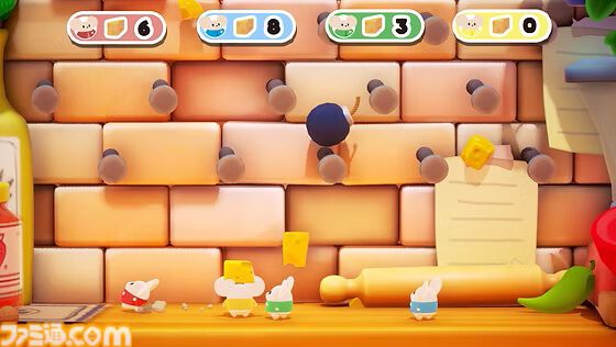 『Little Cheese Works』ネコに見つからずにチーズをゴールまで運ぶ協力型アクションの無料体験版が配信。ネズミたちは1回のミスで給料が無くなるブラック企業勤め