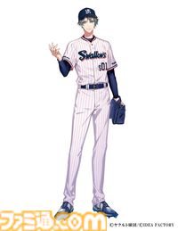 ヤクルトスワローズの乙女ゲー『My9Swallows TOPSTARS LEAGUE』の発売日が8月29日に決定。ドラマCDや描き下ろしグッズなど特典が公開