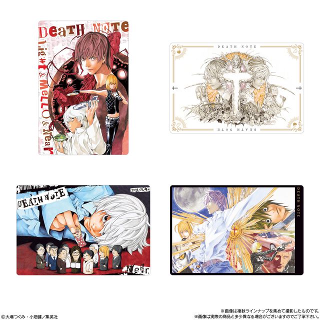 『デスノート』の超美麗ビジュアルを堪能できる“イラストカード付きウエハース”が発売決定。飾ってじっくり眺めたい全30種類のカードを収録