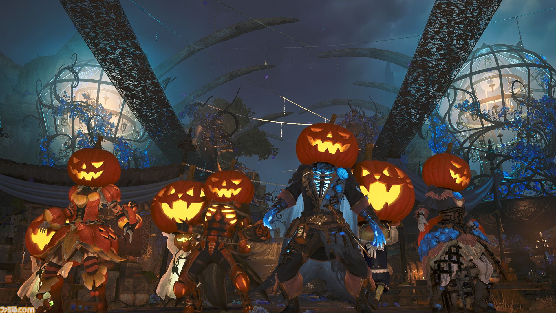 『モンハンワイルズ』ハロウィンイベント“交わりの祭事【夢灯の儀】”が10月22日より開催。祭事チケットでデュラハンのような装備などが作れる