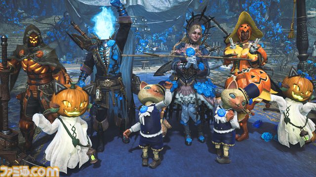 『モンハンワイルズ』ハロウィンイベント“交わりの祭事【夢灯の儀】”が10月22日より開催。祭事チケットでデュラハンのような装備などが作れる