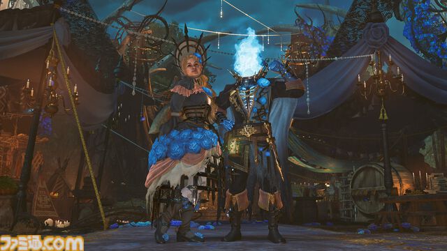 『モンハンワイルズ』ハロウィンイベント“交わりの祭事【夢灯の儀】”が10月22日より開催。祭事チケットでデュラハンのような装備などが作れる