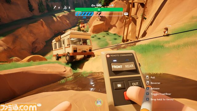 『RV There Yet?』キャンピングカーで渓谷を抜ける超過酷な帰宅サバイバル。絶壁や猛獣だらけの悪路を最大4人で協力運転。10月22日発売
