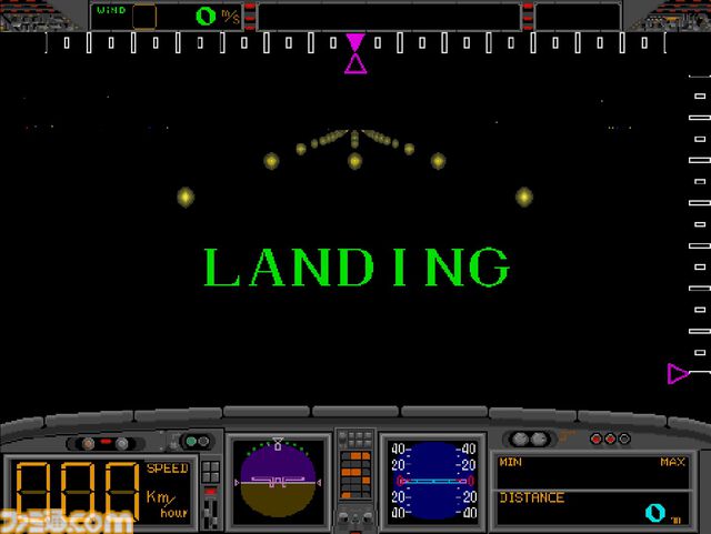 【アケアカ】『ミッドナイトランディング』10月23日配信。航空機を操縦して真夜中の空港への着陸を目指すフライトシミュレーション