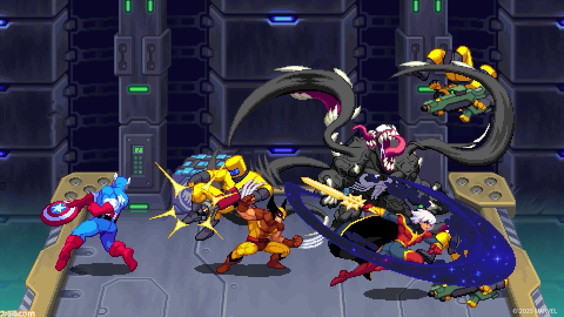 『マーベル コズミック インベージョン』アイアンマンやキャプテン・アメリカなど15人のヒーローが集結。マーベルヒーローがタッグで挑むベルトスクロールアクションが12月2日配信