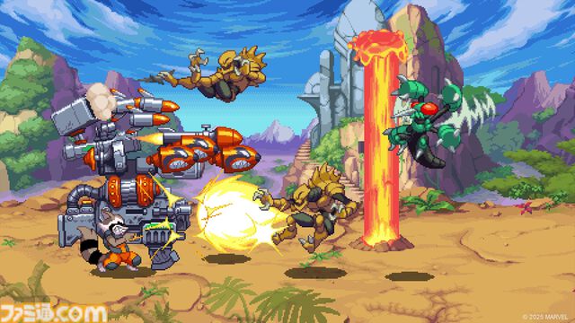 『マーベル コズミック インベージョン』アイアンマンやキャプテン・アメリカなど15人のヒーローが集結。マーベルヒーローがタッグで挑むベルトスクロールアクションが12月2日配信