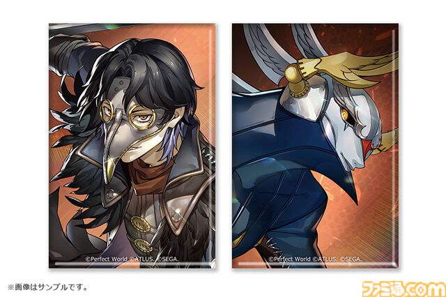 『ペルソナ5X』北里基良（メッサー）のグッズが登場。ハルピュイアと写る姿がかっこいいアクスタ、アクキー、缶バッジが予約開始【P5X】
