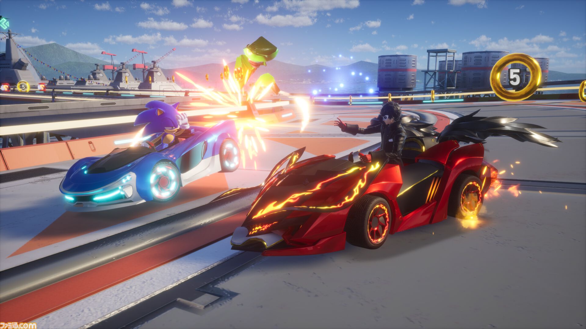 【ソニックレーシング クロスワールド】『P5R』ジョーカーが本日（10/23）参戦、アルセーヌウィングを駆りコースを疾走。『Take Over』含む3曲追加され関連イベントも開催