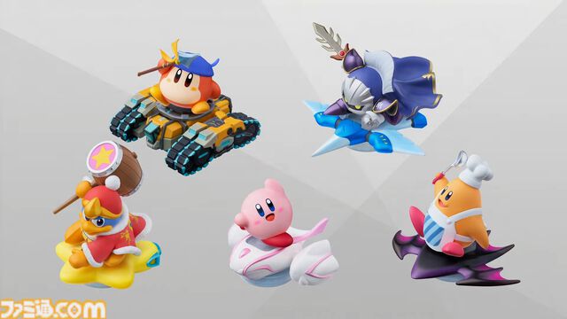 『カービィのエアライダー』メタナイト、デデデ大王、コックカワサキのamiiboが登場。エアライドマシンの乗せ換えも可能。変形も！【エアライダーDirect2】