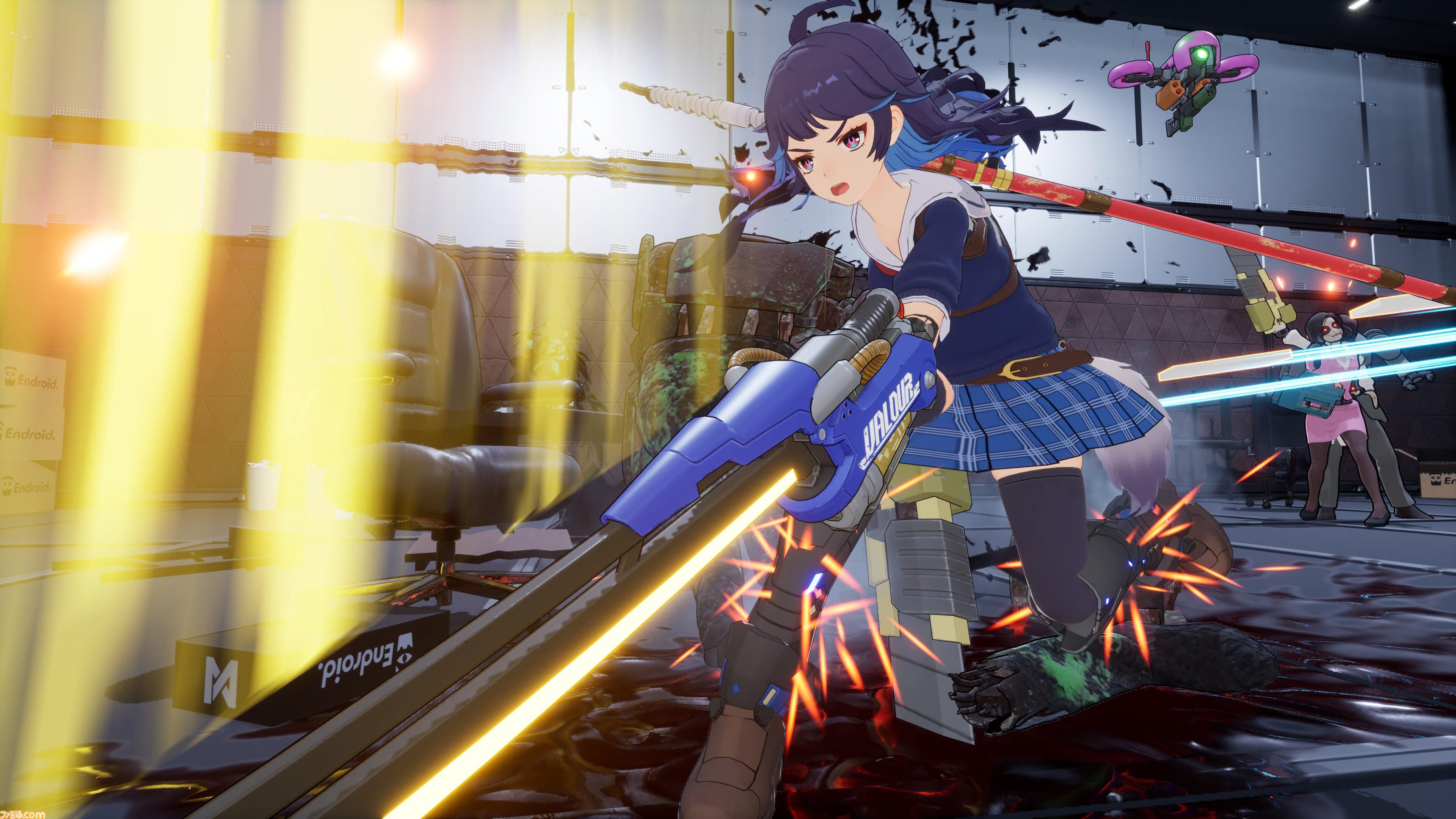 『ゼンシンマシンガール』爽快サイボーグJKアクションが本日（10/23）発売。ブラック企業に乗り込み撃って斬ってド派手に暴れまくれ