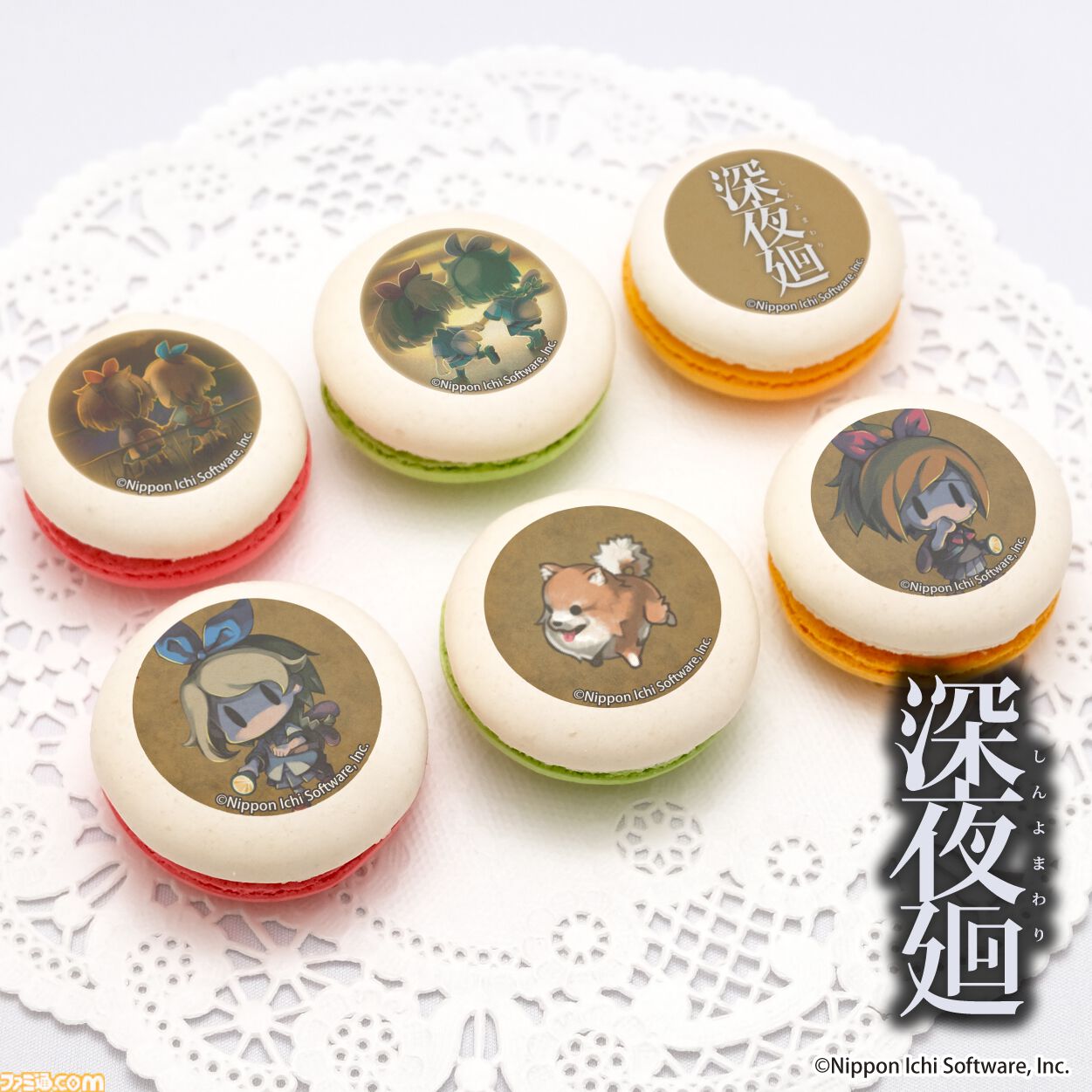 『夜廻』少女やユズなどキャラクターたちをプリントしたスイーツが販売開始。期間限定だったスイーツがデザインを一新して定番商品化