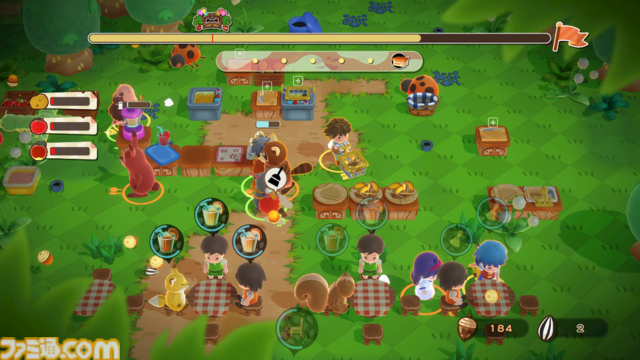 『リップルアイランド カイルとキャルのレストラン』野菜栽培から接客までレストラン運営を体験できる協力クッキングゲーム。10月30日・31日にクローズドβテストを実施