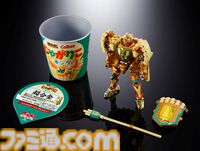 【超合金】“じゃがりこ”が杖と盾を持った騎士王“じゃがりこキング”に変身。カップにぎっしり詰まったじゃがりこモードも搭載【予約受付中】