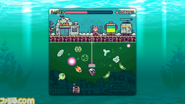 『終末ミジンコラボラトリー』終末世界で働く少女を見守る放置系ゲーム。PCデスクトップ画面の片隅で微生物サンプル集め