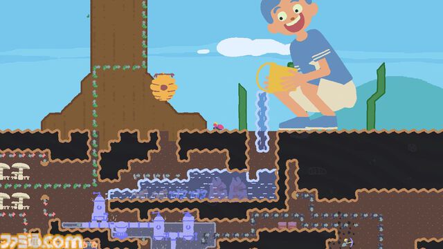 『Factoriant』アリの巣×工場建設ゲームが面白そう。最大の敵は鳥とイタズラ少年、女王アリとして地下に巨大な工場を築け。2026年リリース予定