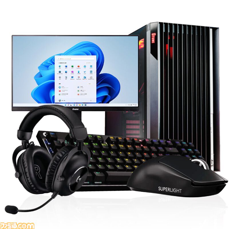 ゲーミングPC　マウス、モニター、キーボードセット 楽天市場】【4in1セット】ゲーミングキーボード マウスセット