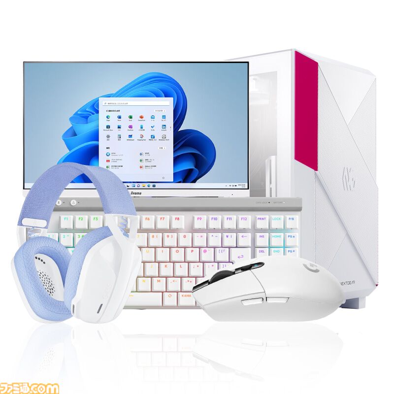 マウスコンピューターのゲーミングPCスターターセットが登場。ゲームを
