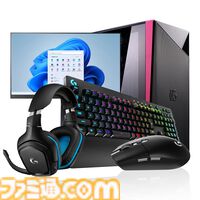 マウスコンピューターのゲーミングPCスターターセットが登場。ゲームを快適にプレイできるモニター、マウス、キーボード、ヘッドセットがすべて揃うのでPCゲーム入門におすすめ