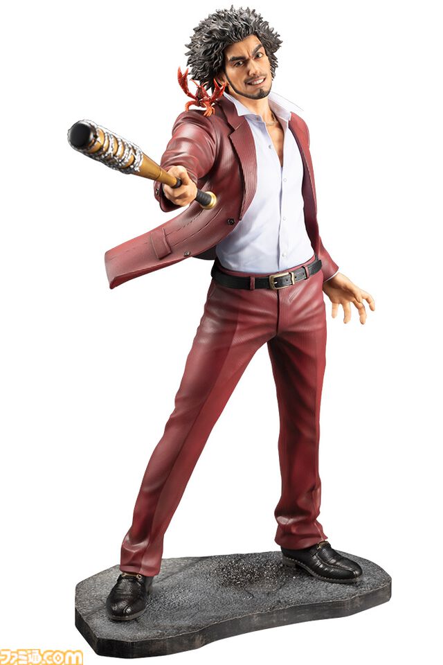 『龍が如く』春日一番が勇者みあふれるポーズでフィギュア化！ 相棒のナンシーちゃんも付属。セガストア オンライン特典はイセザキロードの布ポスター