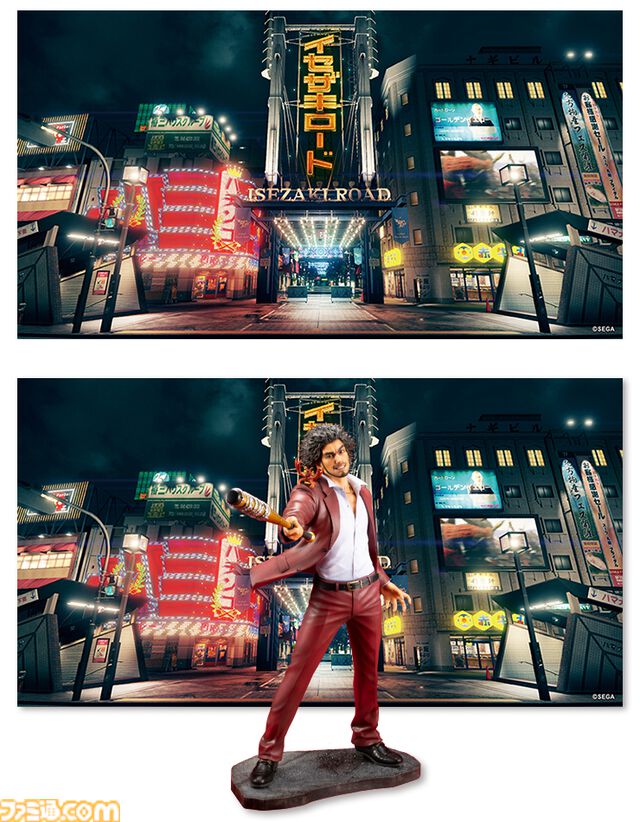 『龍が如く』春日一番が勇者みあふれるポーズでフィギュア化！ 相棒のナンシーちゃんも付属。セガストア オンライン特典はイセザキロードの布ポスター
