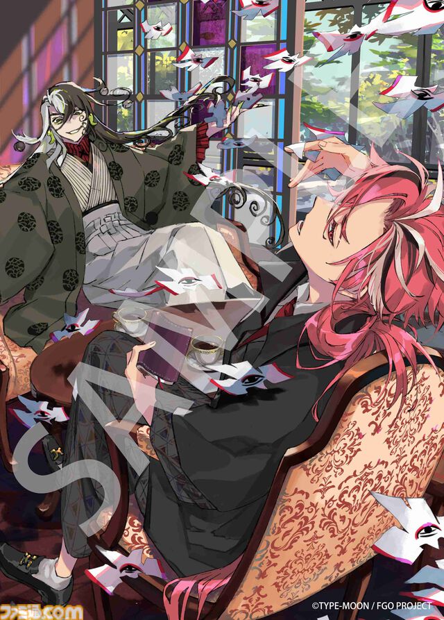 【FGO】サンシャインシティプリンスホテルコラボ第3弾の描き下ろしイラスト（高杉晋作＆蘆屋道満）