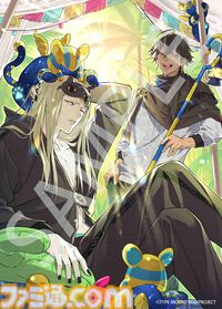 【FGO】サンシャインシティプリンスホテルコラボ第3弾の描き下ろしイラスト（テスカトリポカ＆オジマンディアス）