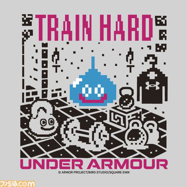 『ドラクエ』スライムやゴーレムたちといっしょに体を鍛えてレベルアップ！ アンダーアーマーとのコラボアイテム4種が11月7日発売