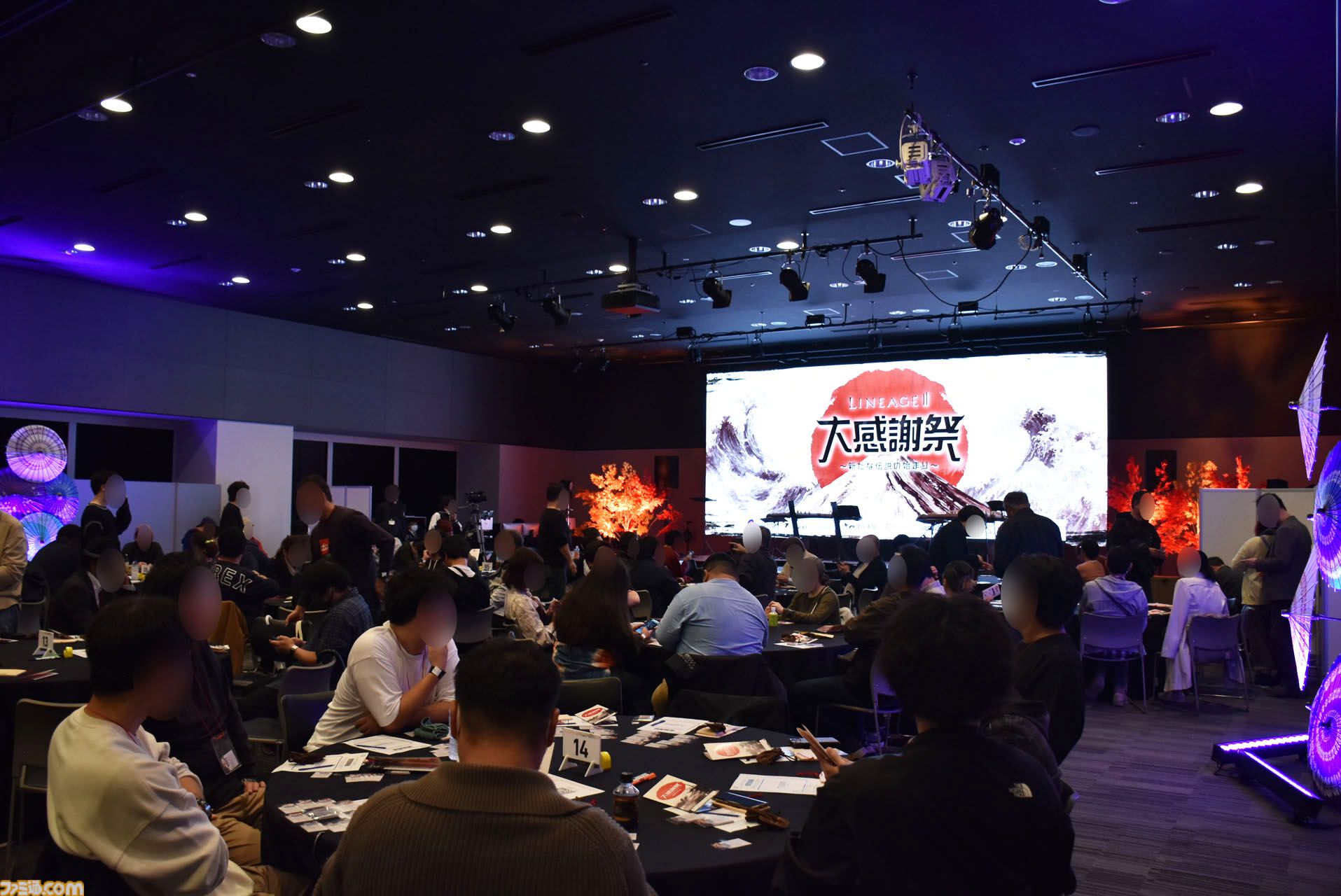 『リネージュ2』新クラスの侍“クロウ”が11月5日に実装。和風の会場に和楽器オーケストラとリアルエルフも降臨。世界規模プロジェクトがオフラインイベント“大感謝祭”で明らかに