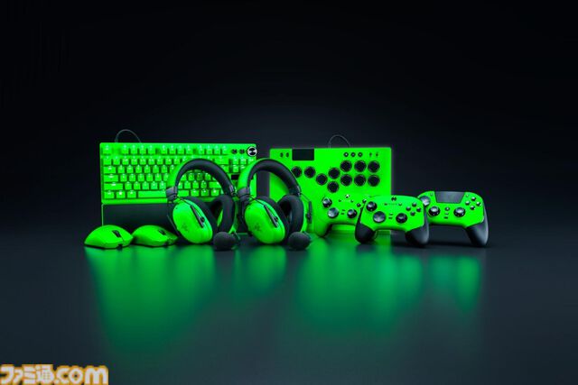 Razerを象徴する緑を基調にした新カラバリ“Esports Green Collection”が登場。マウスやキーボード、ヘッドセッドなど全9製品が展開