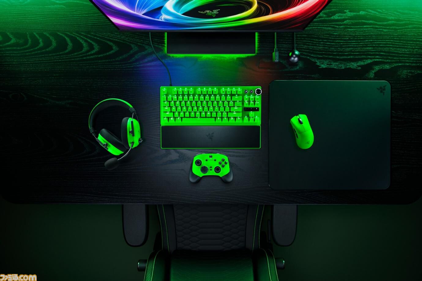 Razerを象徴する緑を基調にした新カラバリ“Esports Green Collection