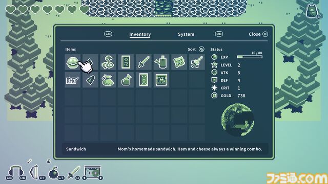 『カセットボーイ』“見ていないモノは存在しない”、視点を変えると世界も変わるパズルアクションRPG。無料体験版がSteamにて配信中