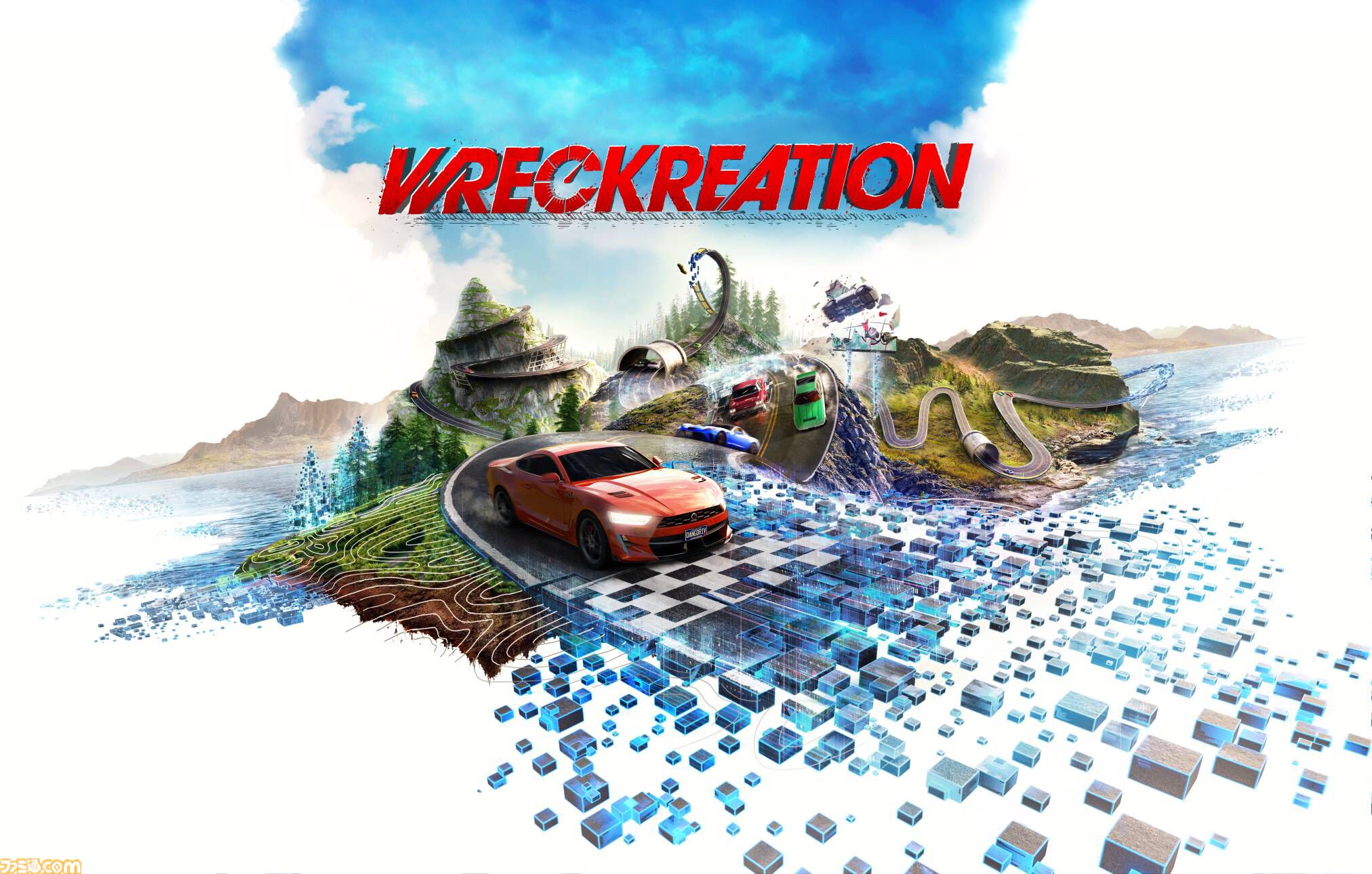 『レックリエーション』走りながらコースを作れる“創造系レースゲーム”が配信開始。ジャンプ台や障害物も自由自在、天候に交通量まで思いのまま