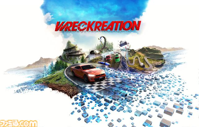 『レックリエーション』走りながらコースを作れる“創造系レースゲーム”が配信開始。ジャンプ台や障害物も自由自在、天候に交通量まで思いのまま