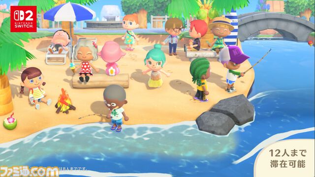 【あつ森】『あつまれ どうぶつの森』Switch2版が1月15日発売決定。高精細化、マウス操作に対応。かっぺいのホテルやリセットさんの新事業などが増える無料アプデも同日実施