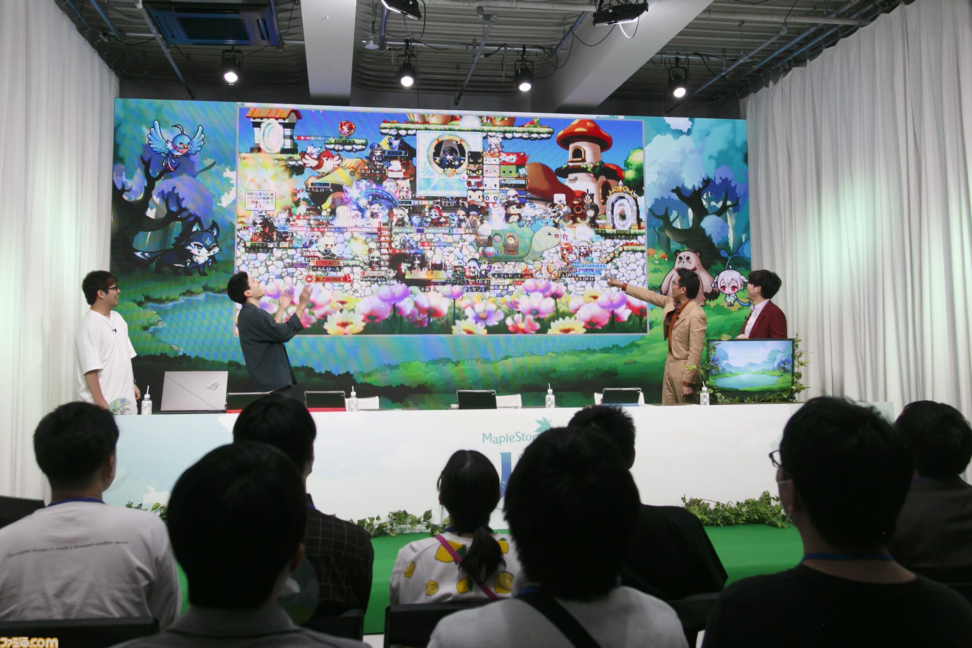 『メイプルストーリー』森の子リンを生放送で実機プレイ。ヤーレンズ楢原は3ヵ月でLv236到達。M-1準優勝コンビのメイプル漫才のネタが細かすぎる「じゃあウルス行く？」