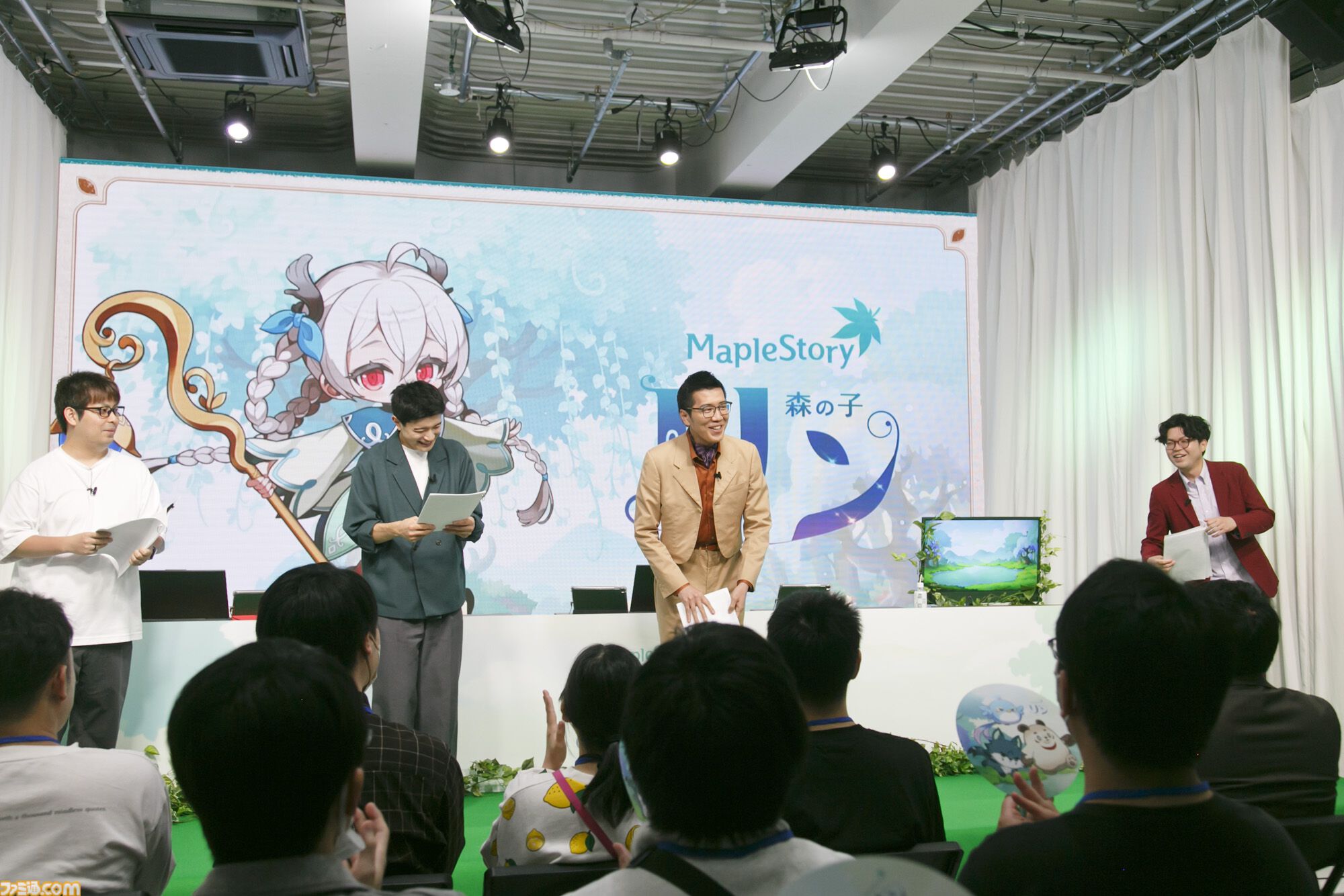 『メイプルストーリー』森の子リンを生放送で実機プレイ。ヤーレンズ楢原は3ヵ月でLv236到達。M-1準優勝コンビのメイプル漫才のネタが細かすぎる「じゃあウルス行く？」