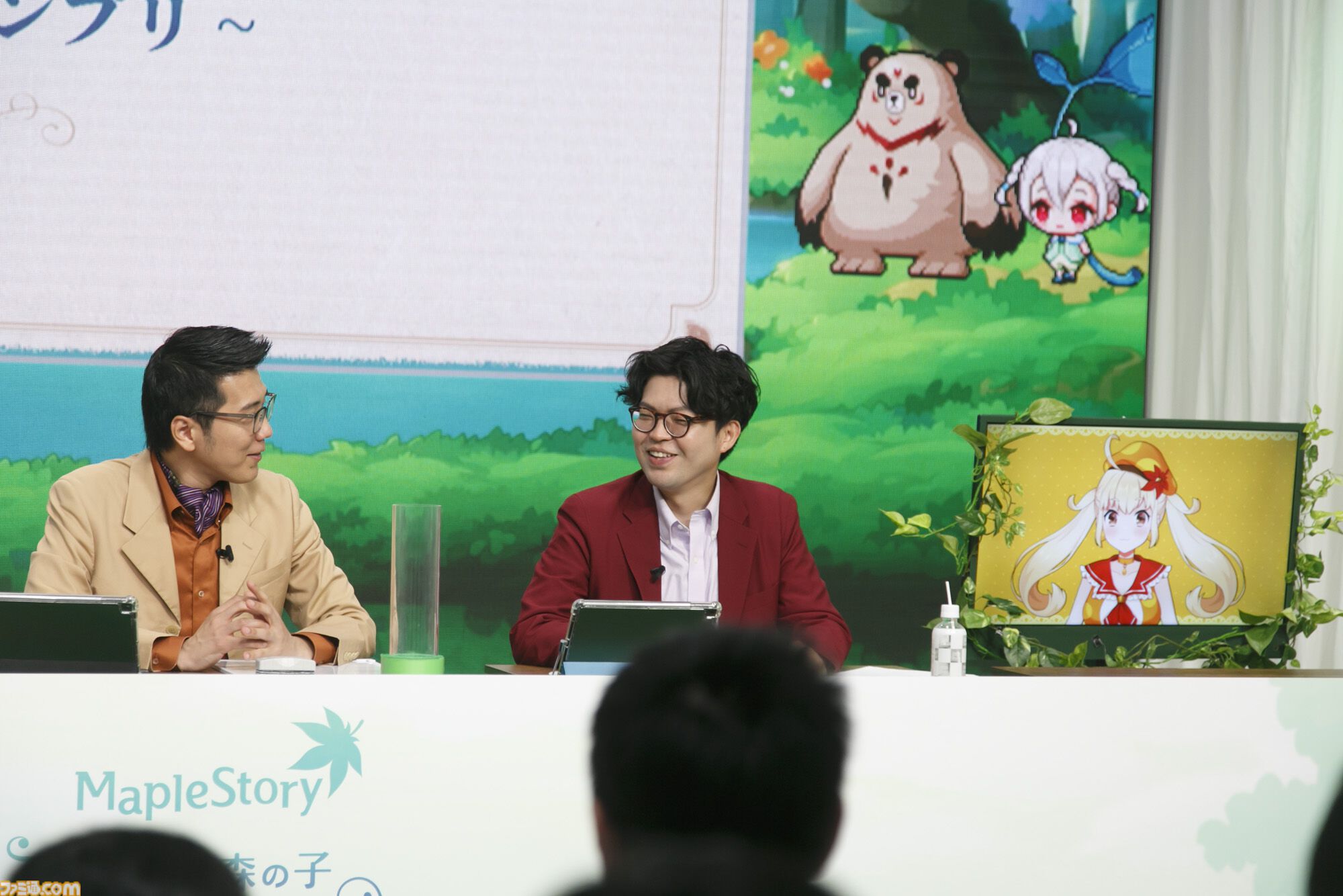 『メイプルストーリー』森の子リンを生放送で実機プレイ。ヤーレンズ楢原は3ヵ月でLv236到達。M-1準優勝コンビのメイプル漫才のネタが細かすぎる「じゃあウルス行く？」