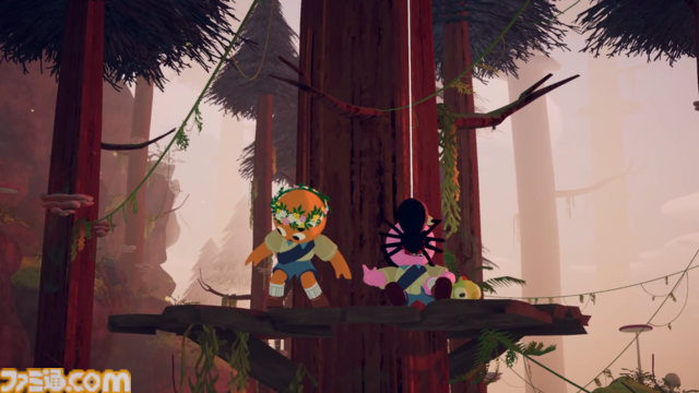 『PEAK』新バイオーム“ROOTS”が11月5日に追加。今度の山登りは薄気味悪い針葉樹林エリア。音もなくプレイヤーを攫っていく大蜘蛛に要注意