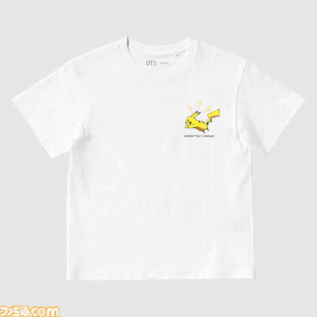 『ポケモン』UTがユニクロで7月下旬に発売。ポッチャマやピカチュウたちをスケッチ風にデザイン。メンズ・キッズ向けに展開