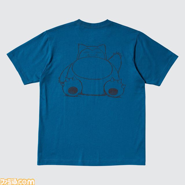 『ポケモン』UTがユニクロで7月下旬に発売。ポッチャマやピカチュウたちをスケッチ風にデザイン。メンズ・キッズ向けに展開