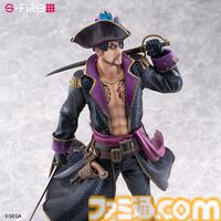 『龍が如く8外伝』1/7スケールのキャプテン真島フィギュア予約受付中。セガストアオンラインでは「ゴロー海賊団！」のセリフアクスタと手配書ポスターも付いてくる