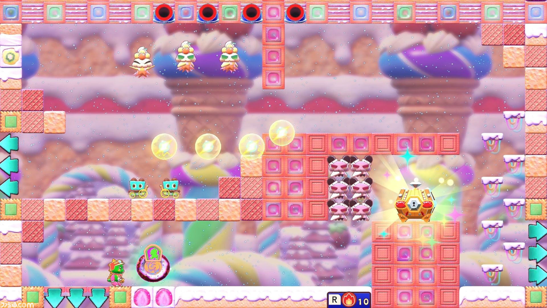 『バブルボブル シュガーダンジョン』Steam版が11月27日発売。家庭用版『バブルシンフォニー』も同時収録。ステージが毎回変化するおかしなダンジョンへ挑む
