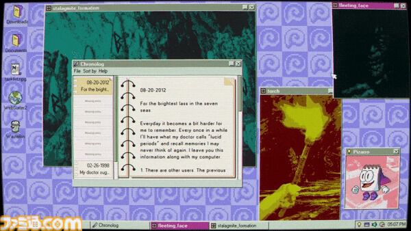 『Desktop Explorer』レトロPCに残されたデータから行方不明者の手がかりを追え。壊れたアプリやファイルから真実を探し出すホラーミステリーのデモ版が配信