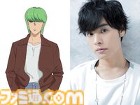 『ハイスクール！奇面組』番組リーダー・似蛭田妖は岡本信彦が担当。「かっこいいけどかっこつかないシュールさを表現できるようがんばります」